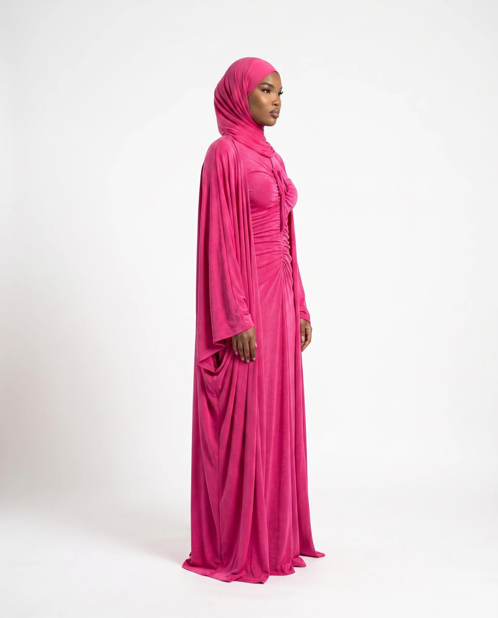 Drawstring Abaya Set
