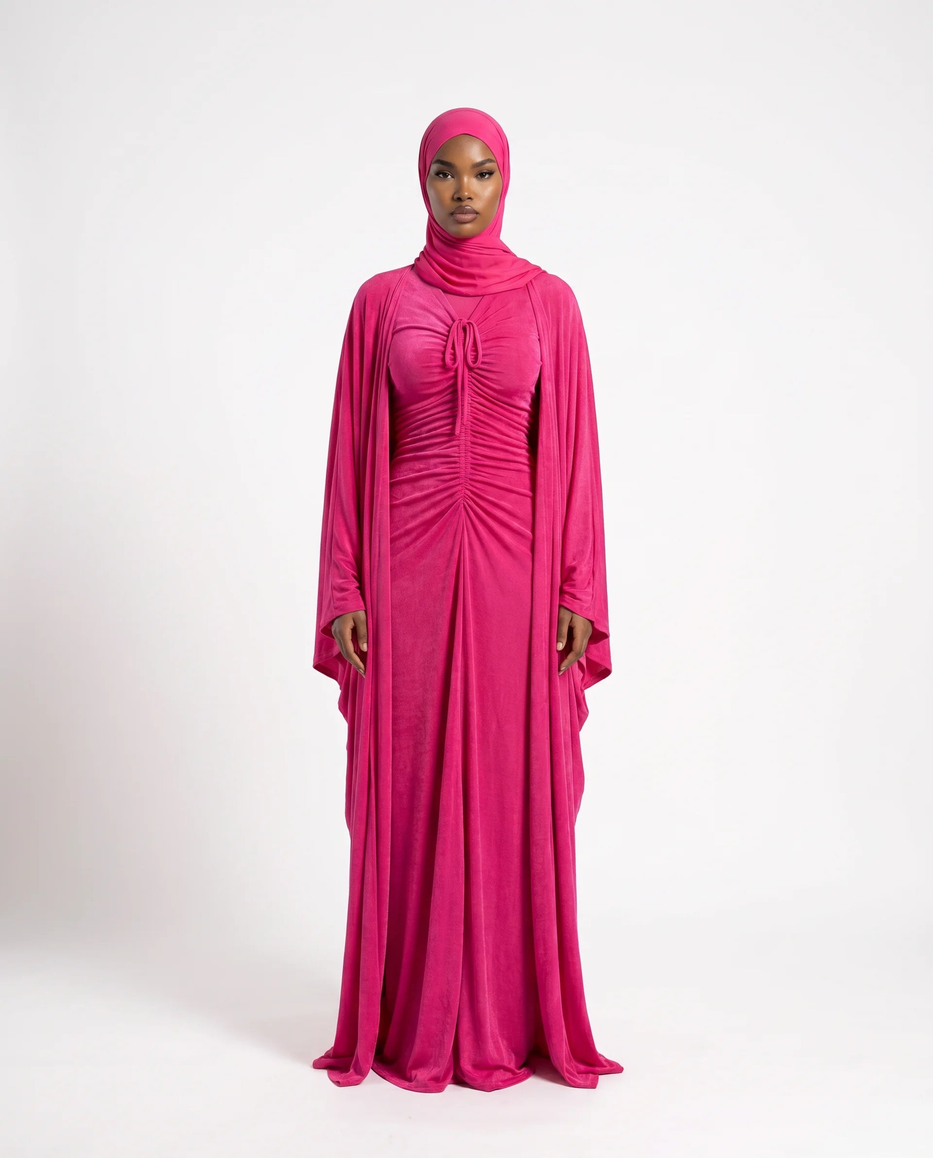 Drawstring Abaya Set