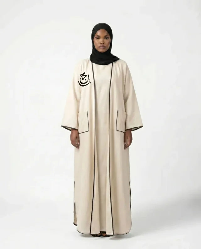 Hijabi Linen Arabic Abaya