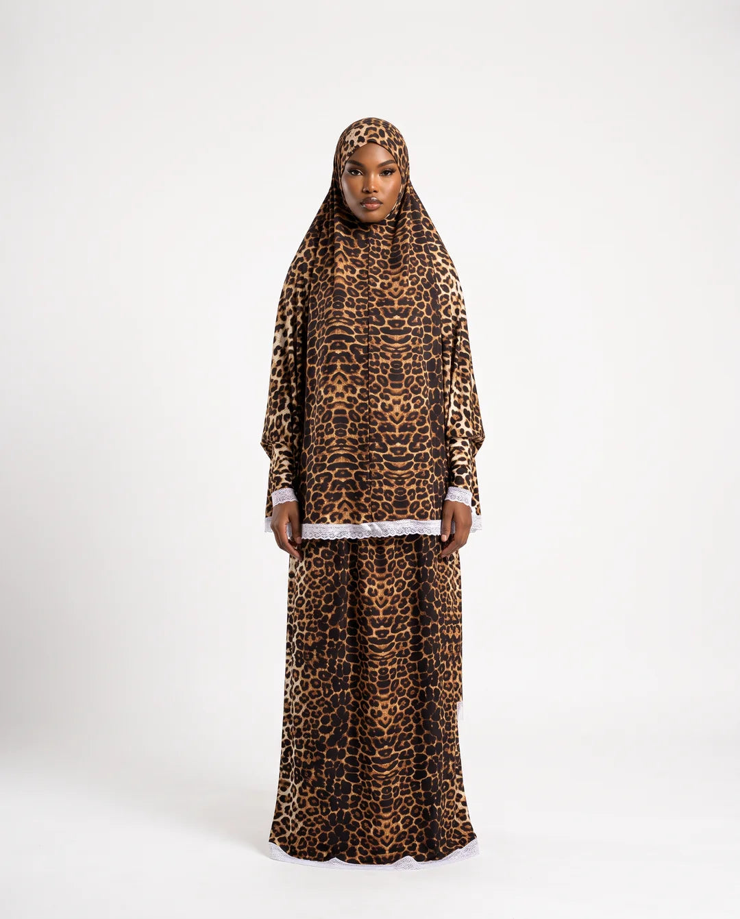 2-Piece Printed Jilbab