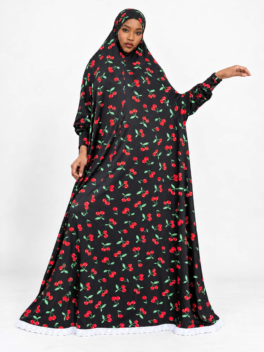 1-Piece Printed Jilbab