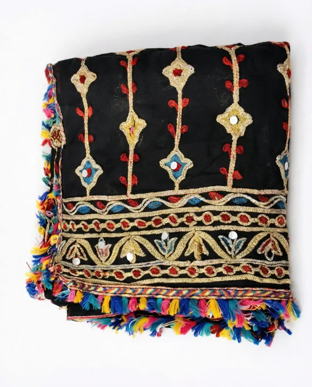 Black Multi Color Pop Shayla