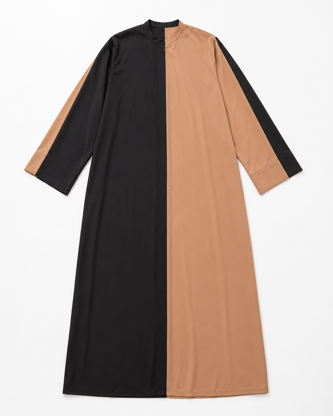 Color Block Abaya Set