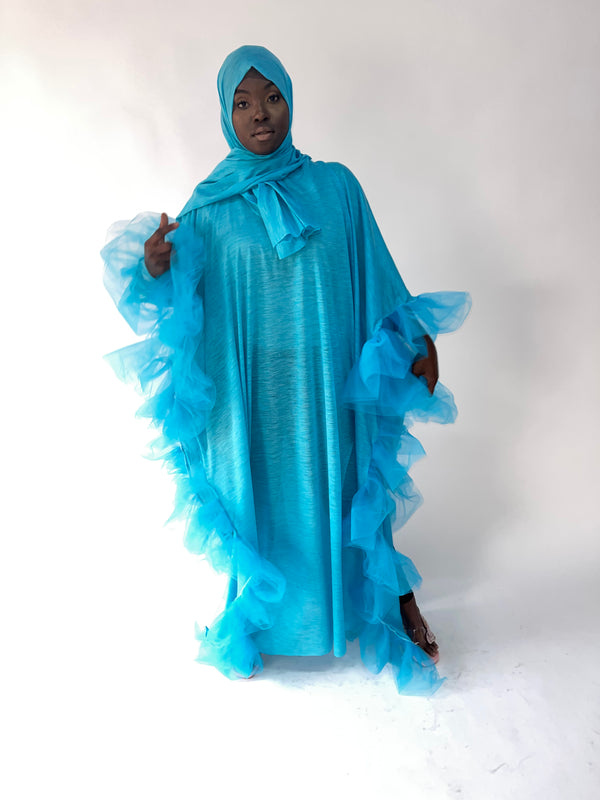 Ruffle Kaftan Set