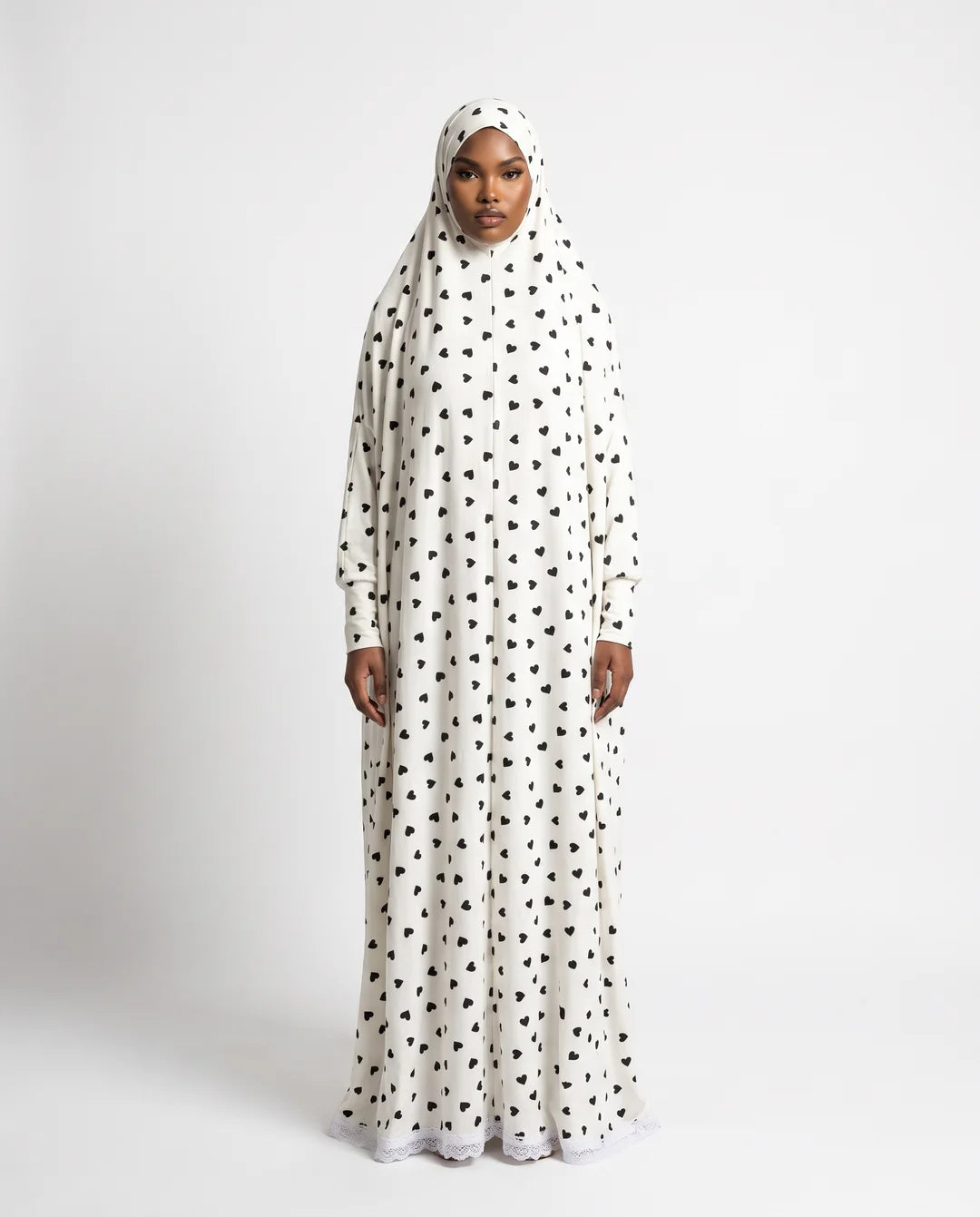 1-Piece Printed Jilbab