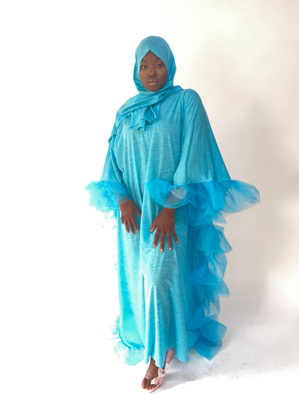 Ruffle Kaftan Set