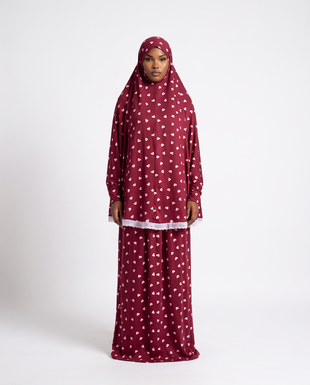 2-Piece Printed Jilbab