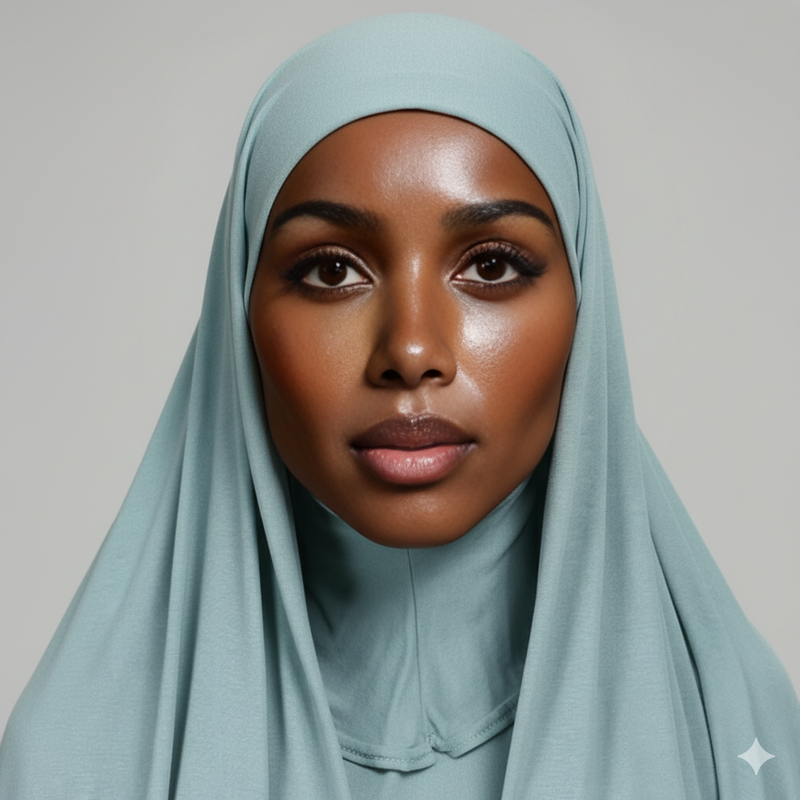 Pinless Jersey Hijab