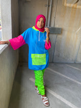 Colorblock Winderbreaker Jacket Top