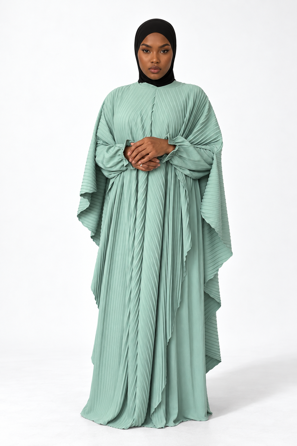 Pleated Overgarment Set