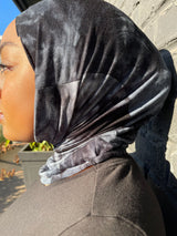 Black Tye Dye Balaclava