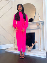 Hot Pink Jumpsuit Set