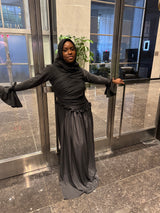 Stretch Scrunch Dress - Black*