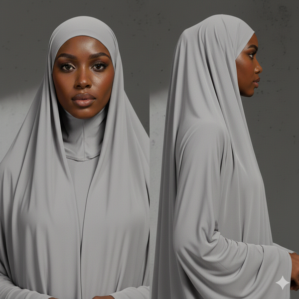 Pinless Jersey Hijab