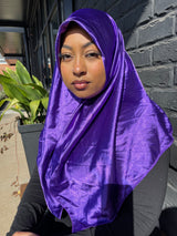 Dark Purple Satin Shayla