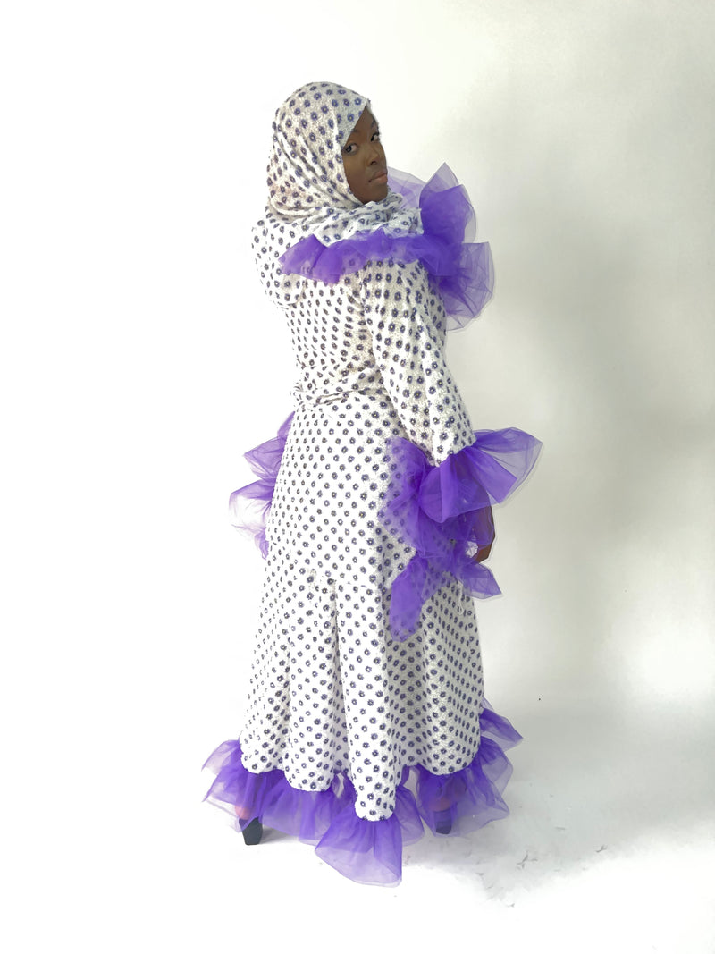 Fuzz Flower Ruffle Set