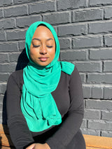 Aqua Chiffon Hijab