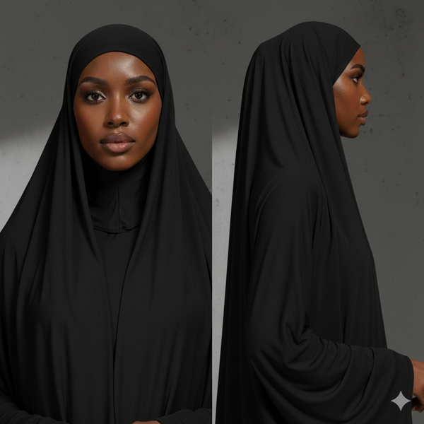Pinless Jersey Hijab