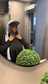 Fitted Cap Jersey Hijab