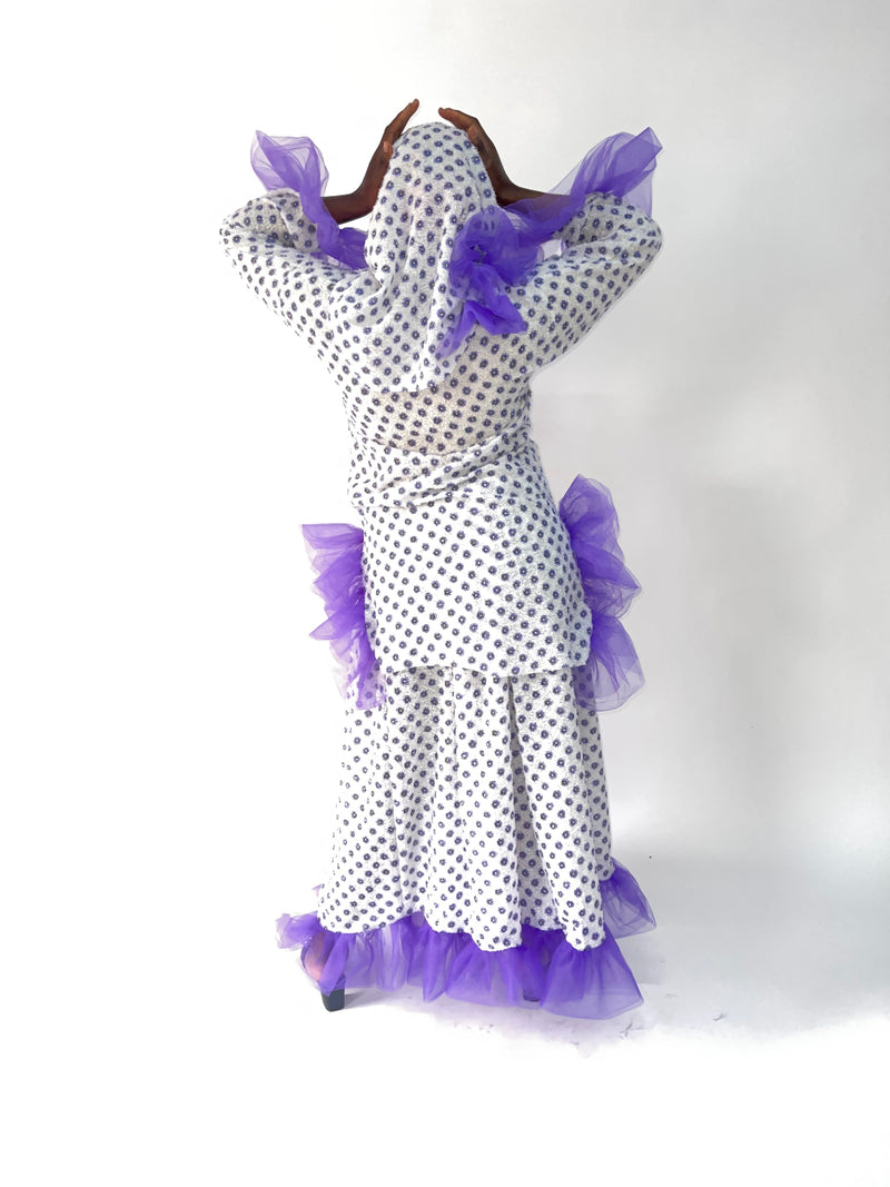 Fuzz Flower Ruffle Set