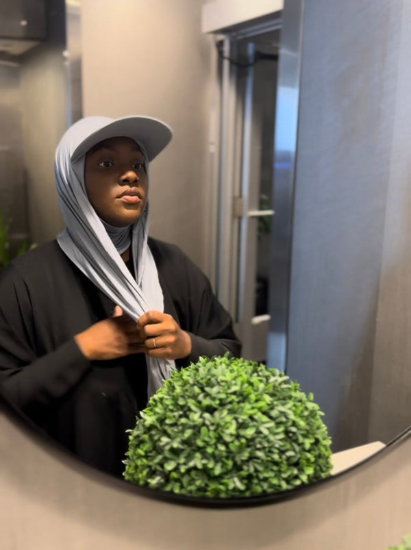 Fitted Cap Jersey Hijab