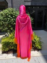 Pink/Orange Fringe Kaftan