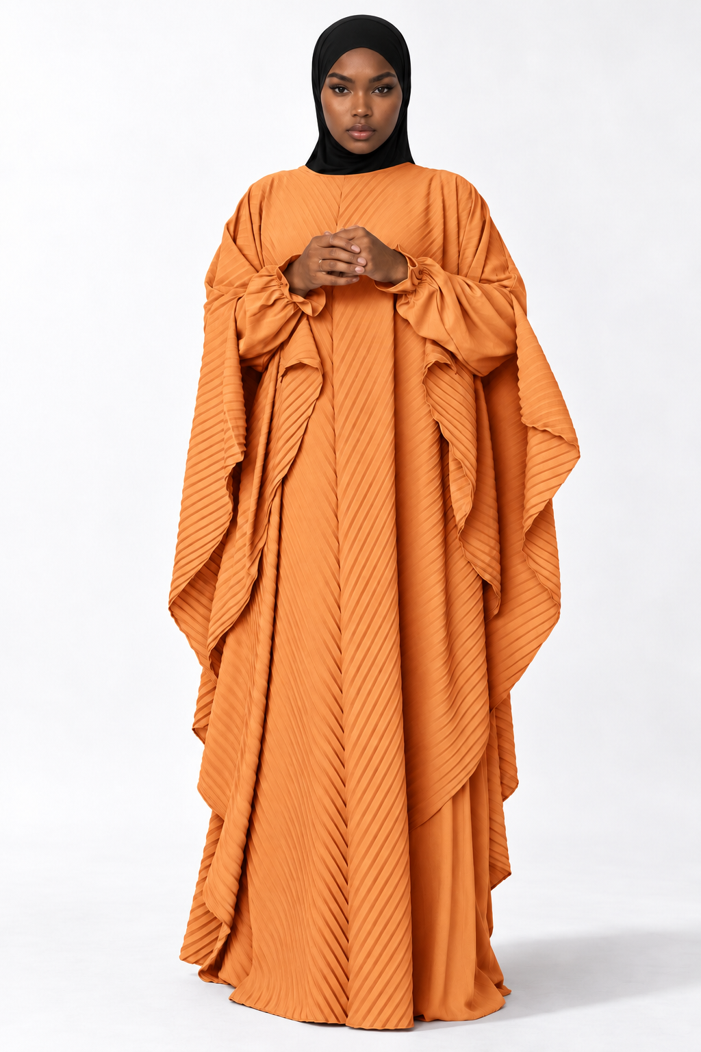 Pleated Overgarment Set