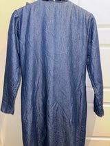 Denim Open Abaya