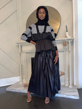Black Pleated Skirt