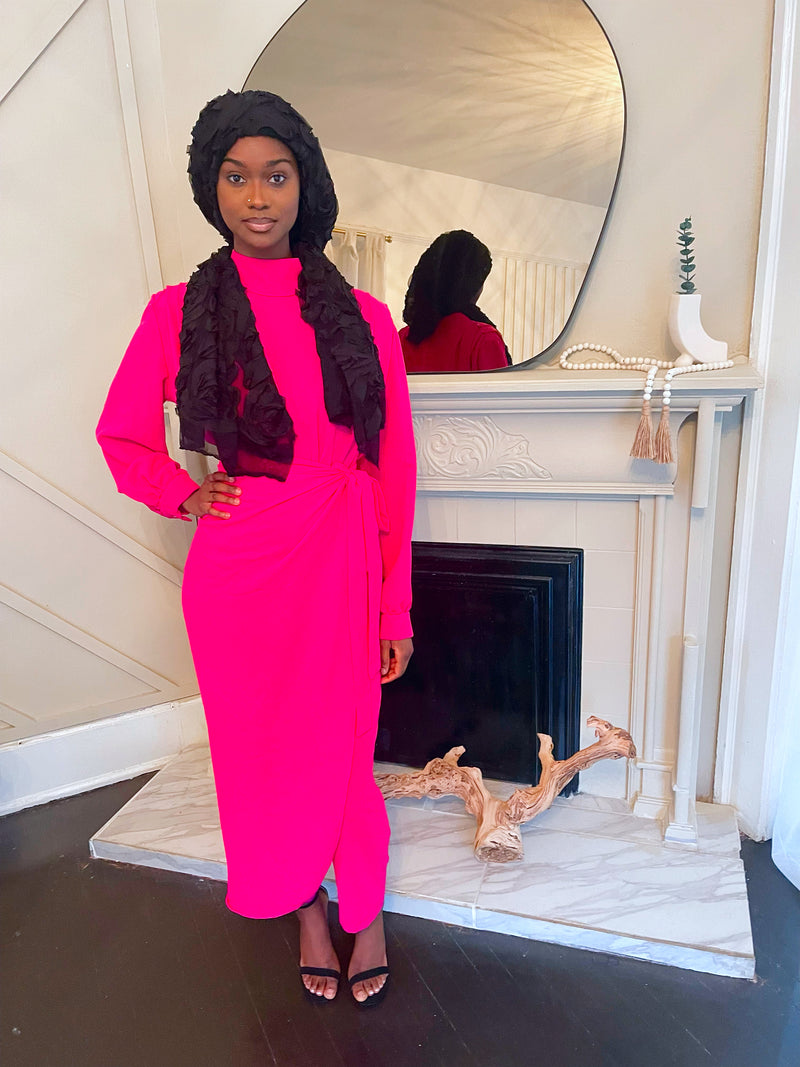 Hot Pink Jumpsuit Set