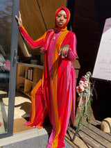 Stripe Jersey Print Set