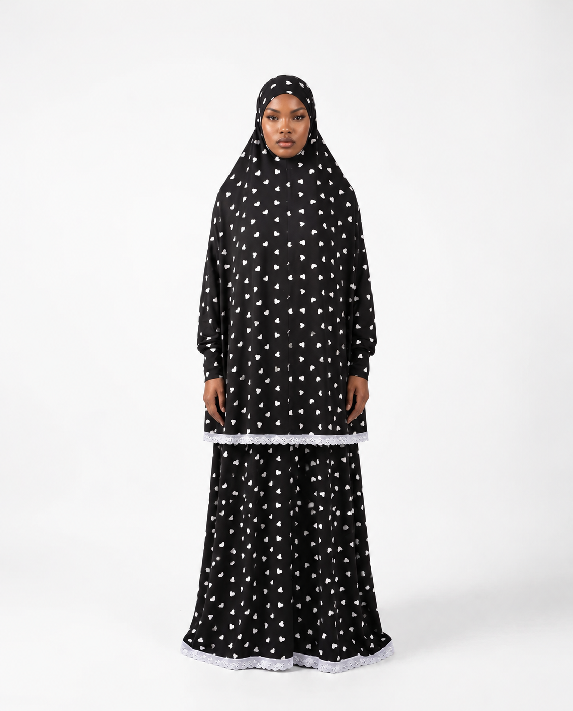 2-Piece Printed Jilbab