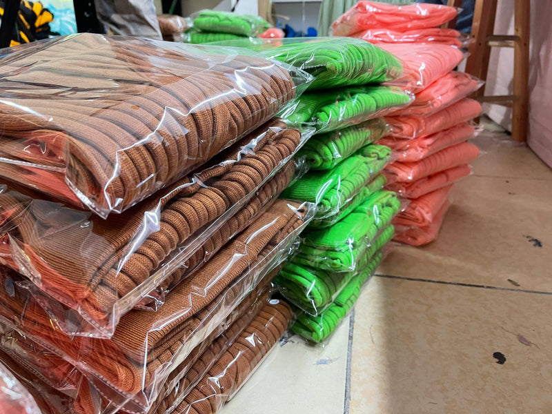 Brown Knitted Pants Only