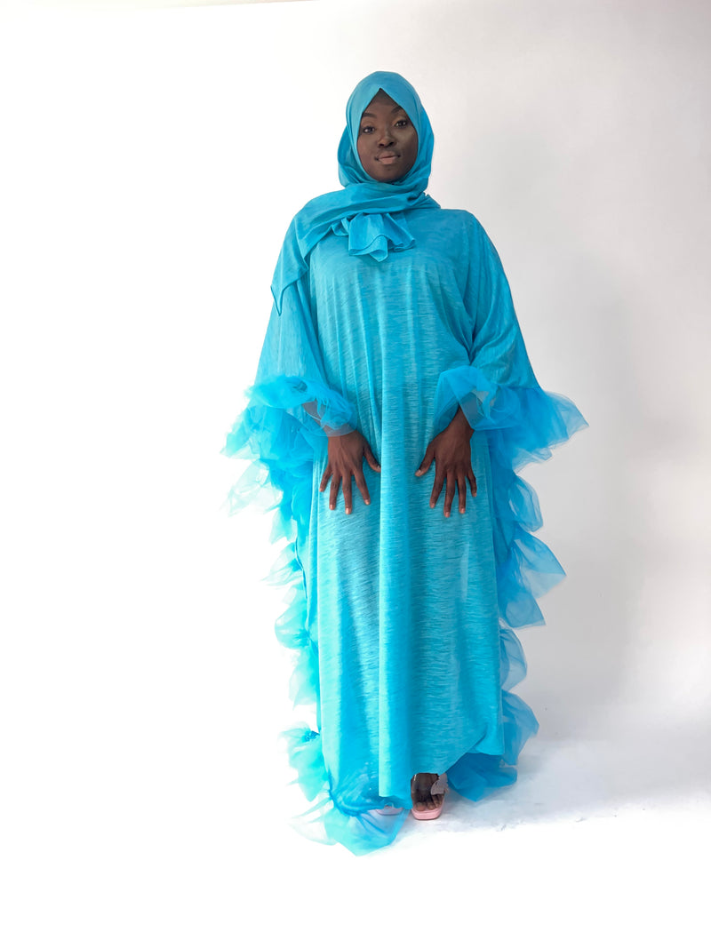 Ruffle Kaftan Set