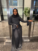 Stretch Scrunch Dress - Black*