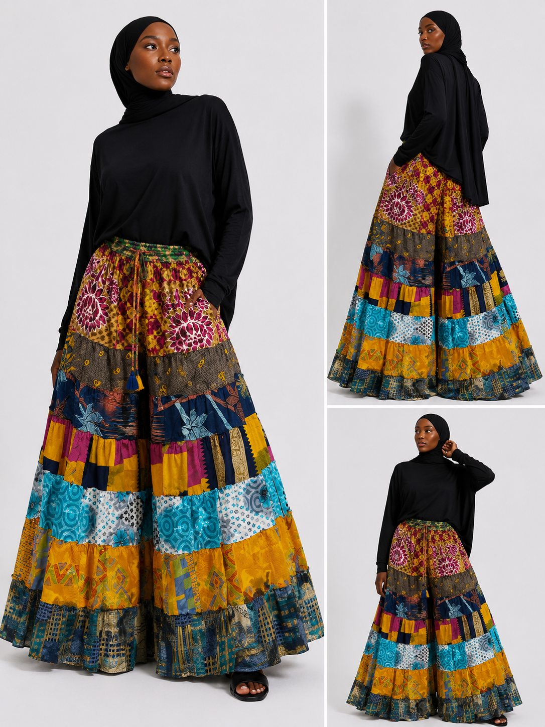 Silk Summer Palazzo Pants