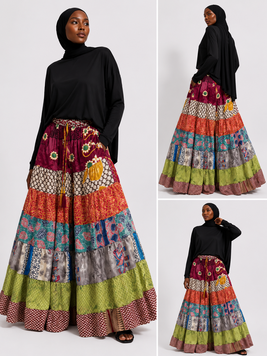 Silk Summer Palazzo Pants