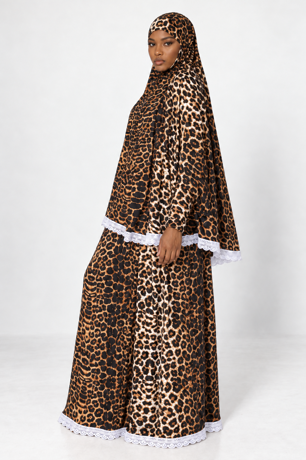 2-Piece Printed Jilbab