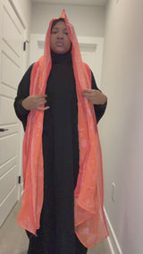 Peach/Salmon Long Length Shayla