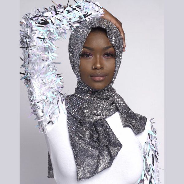 Metallic Sequin Shayla (Silver)
