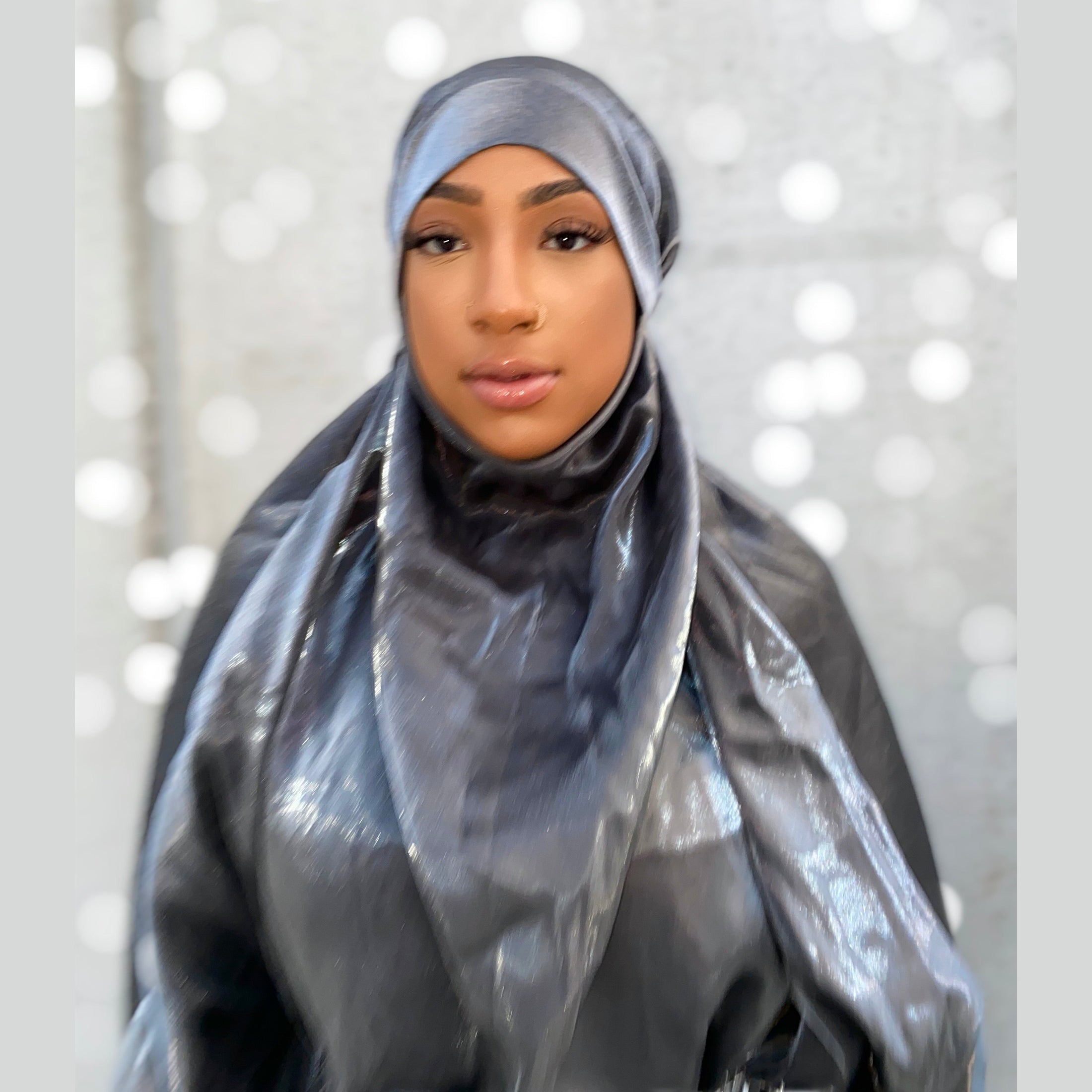 Silver POP Jilbab