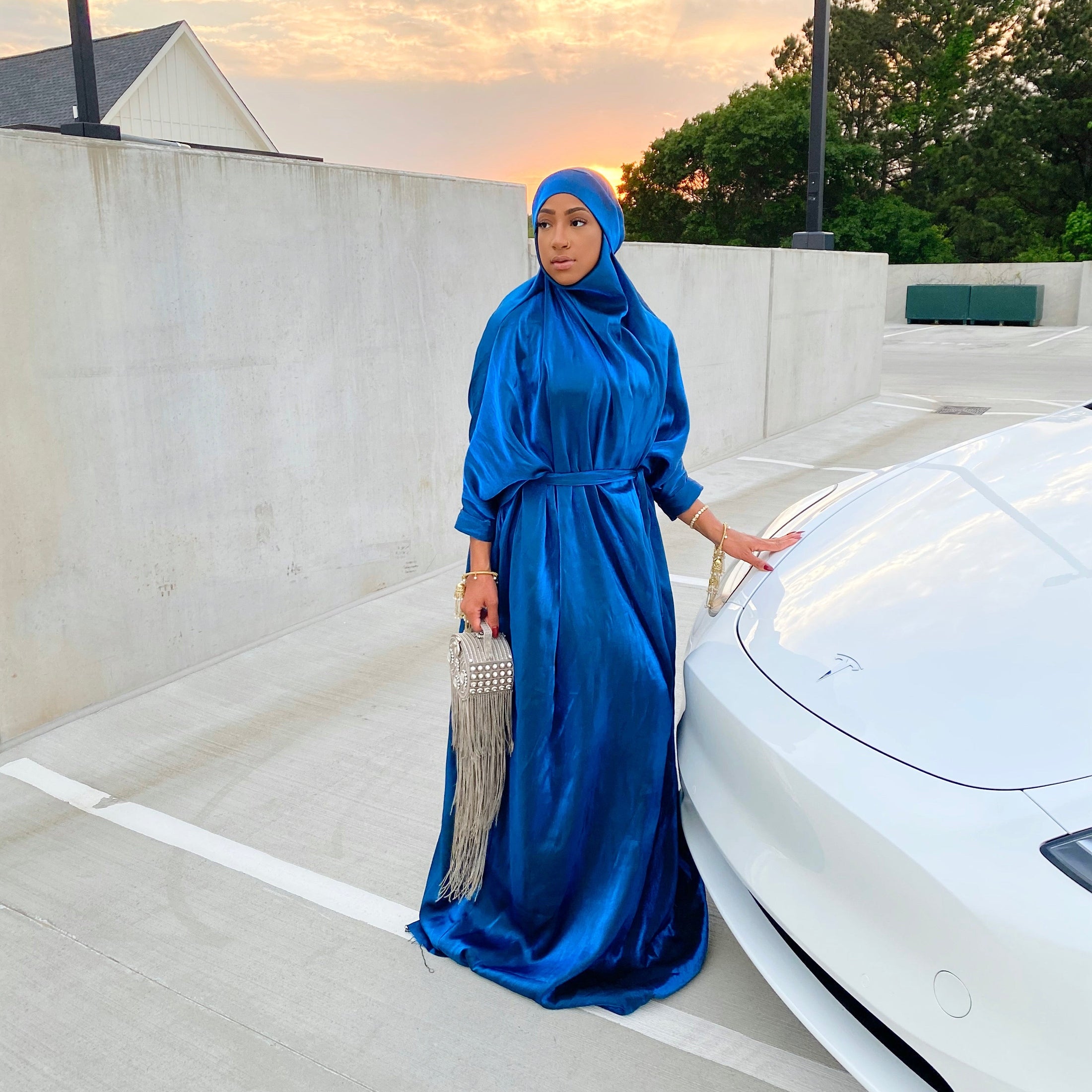 Blue POP Jilbab